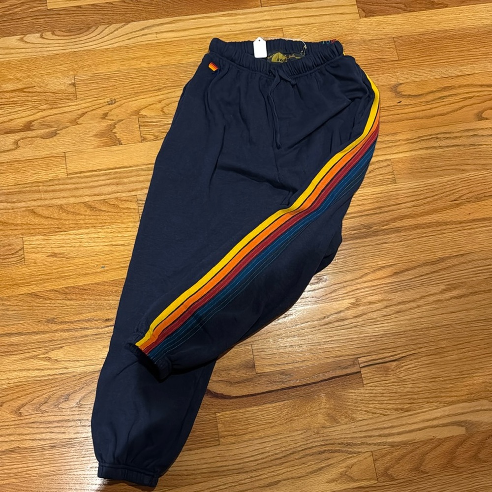 NWT!!!  Aviator Nation 5 Stripe Sweatpants